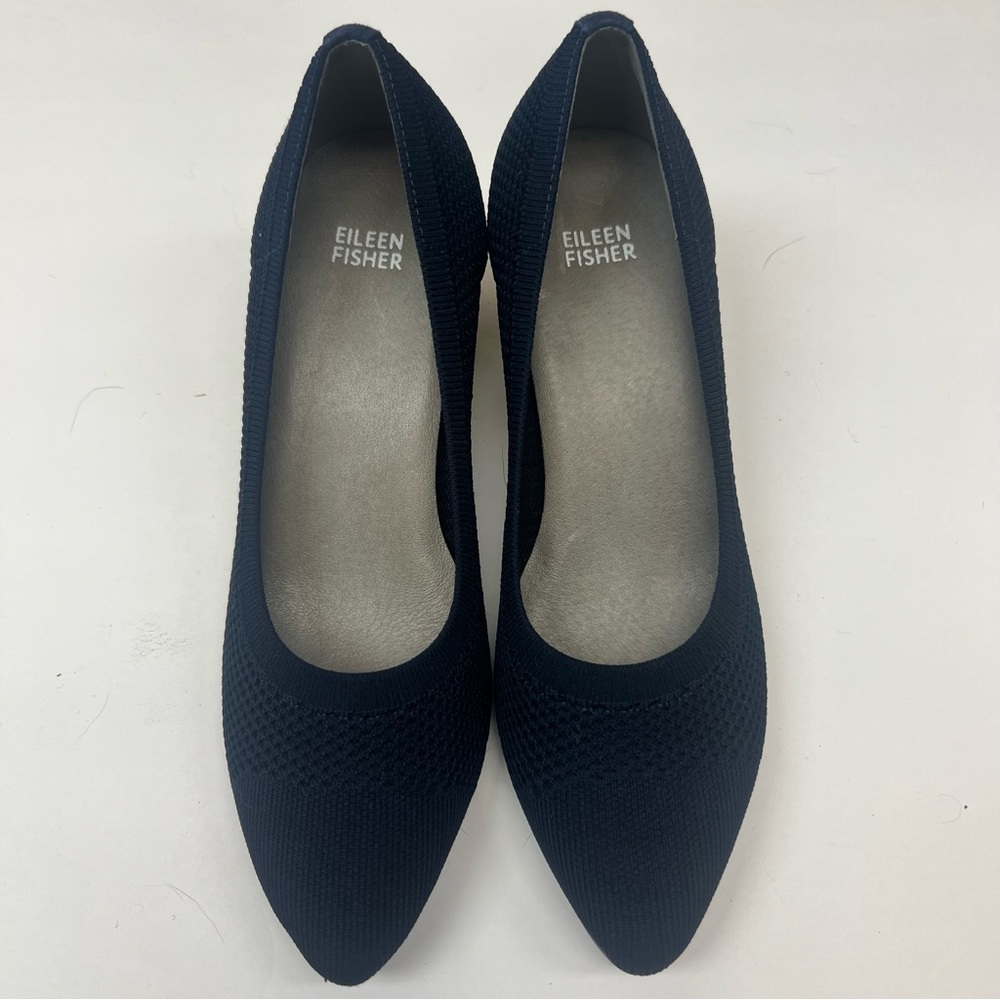 Eileen Fisher Stretch Fabric Heels Size 9 Like New